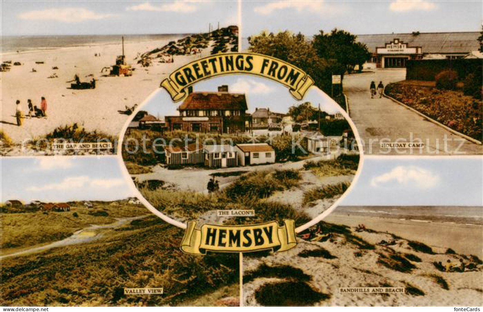 73855859 Hemsby UK The Gap And Beach Holiday Camp Valley View Sandhills And Beac - Other & Unclassified