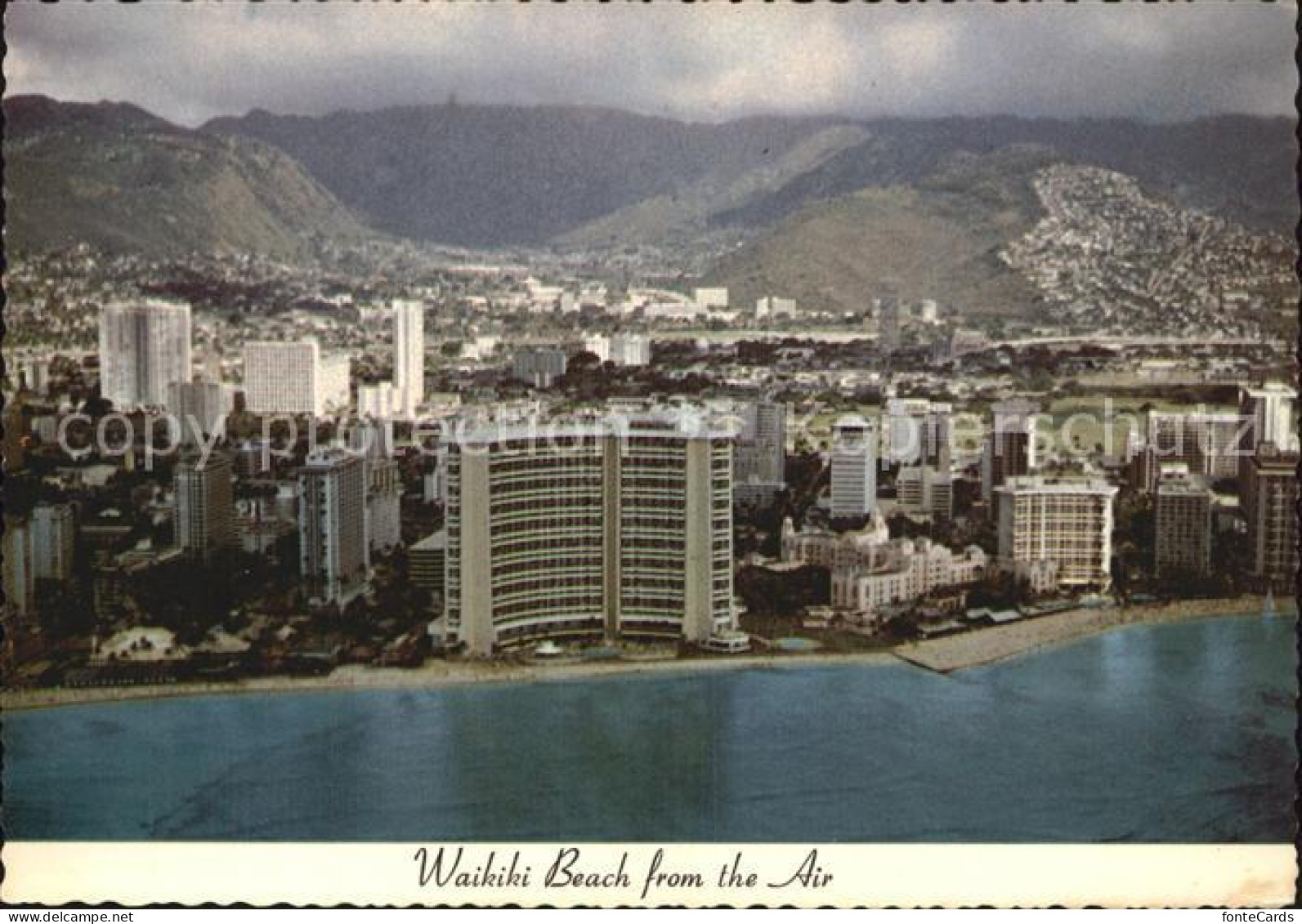 72528651 Waikiki Beach Hotels Fliegeraufnahme - Other & Unclassified