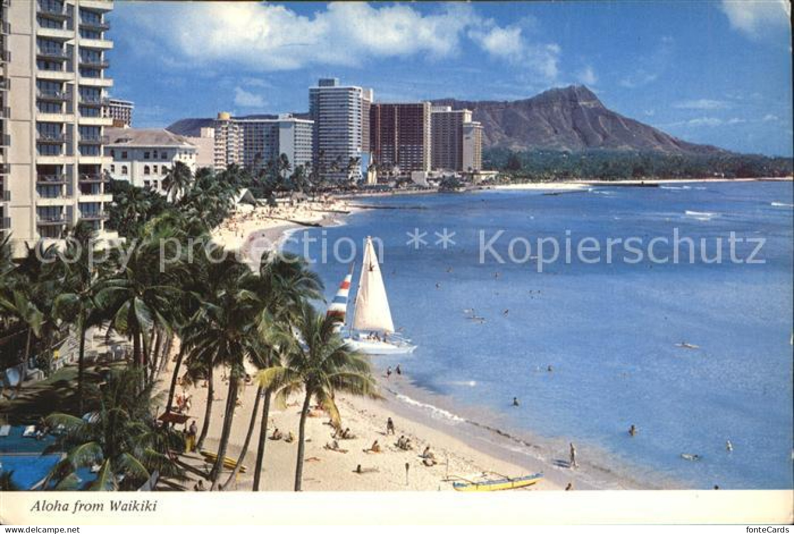 72528650 Waikiki Strand Mit Hotels - Other & Unclassified