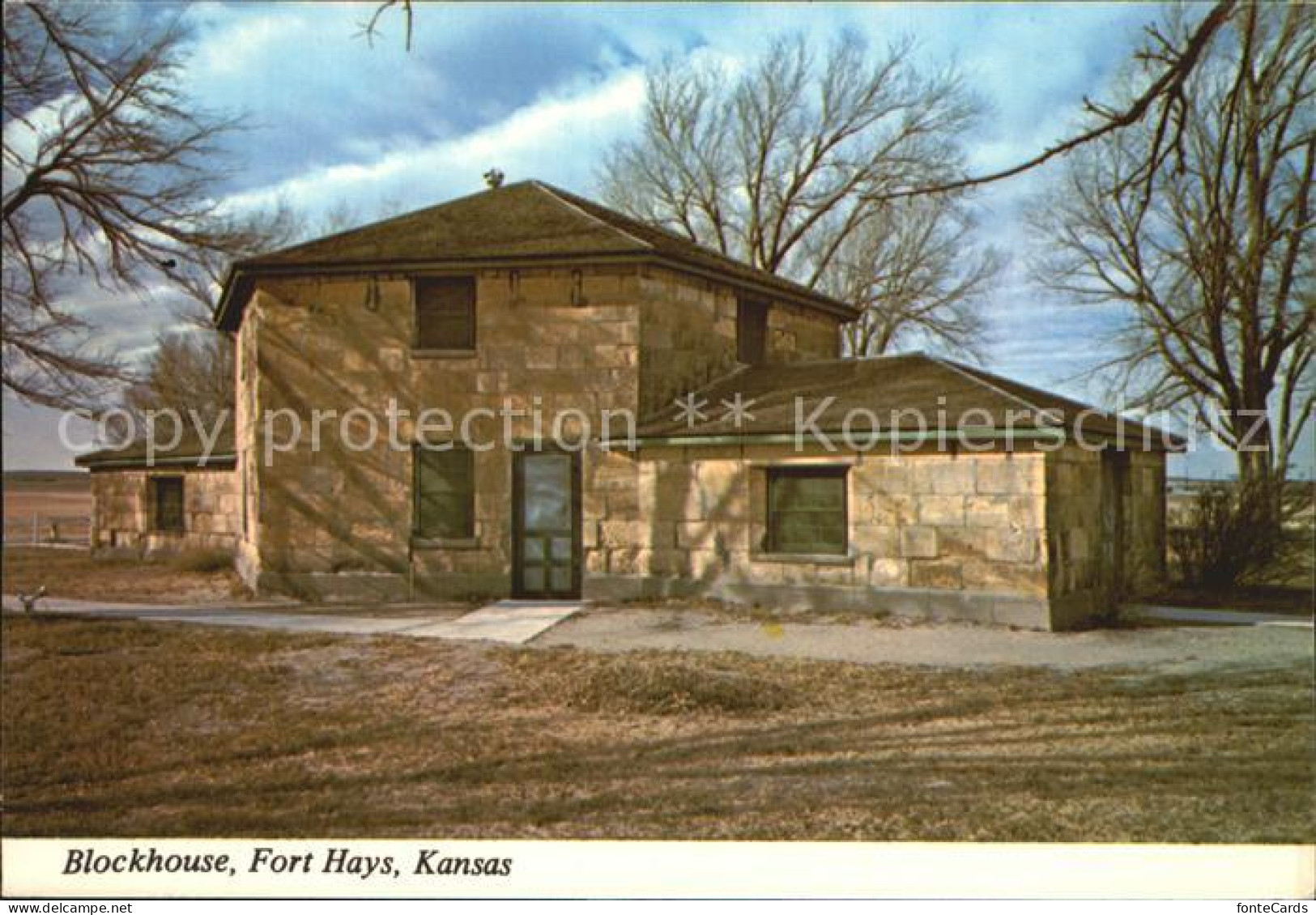 72528633 Kansas_City_Kansas Blockhaus Fort Hays - Sonstige & Ohne Zuordnung