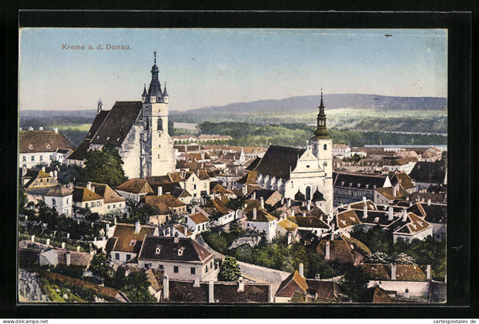 AK Krems /Donau, Teilansicht Mit Kirchen  - Other & Unclassified