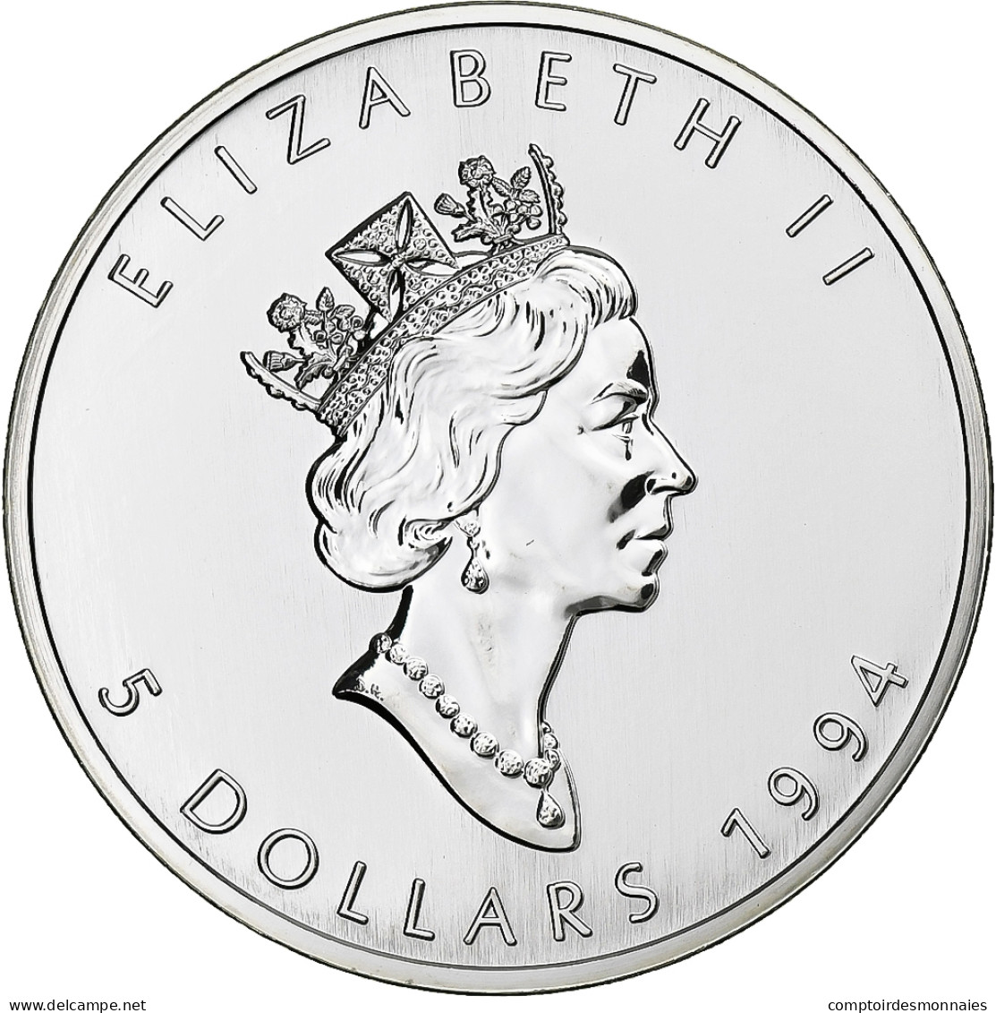 Canada, Elizabeth II, 5 Dollars, 1994, Royal Canadian Mint, Argent, SPL+, KM:187 - Canada