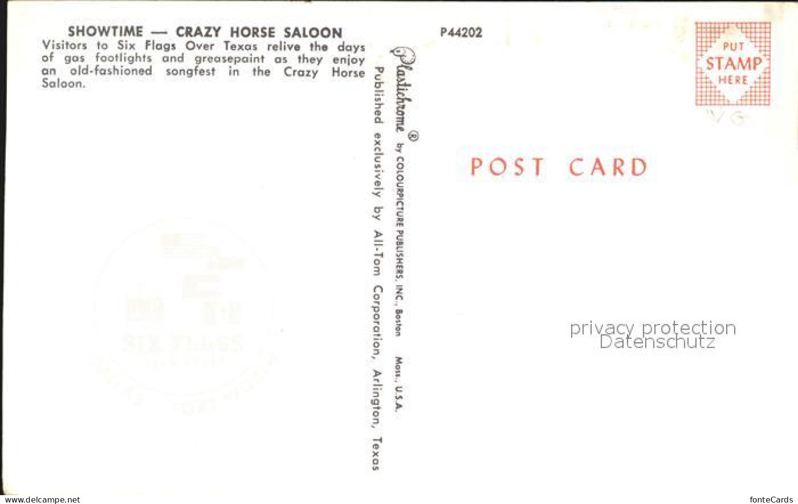 72521977 Rowlett Crazy Horse Saloon - Autres & Non Classés