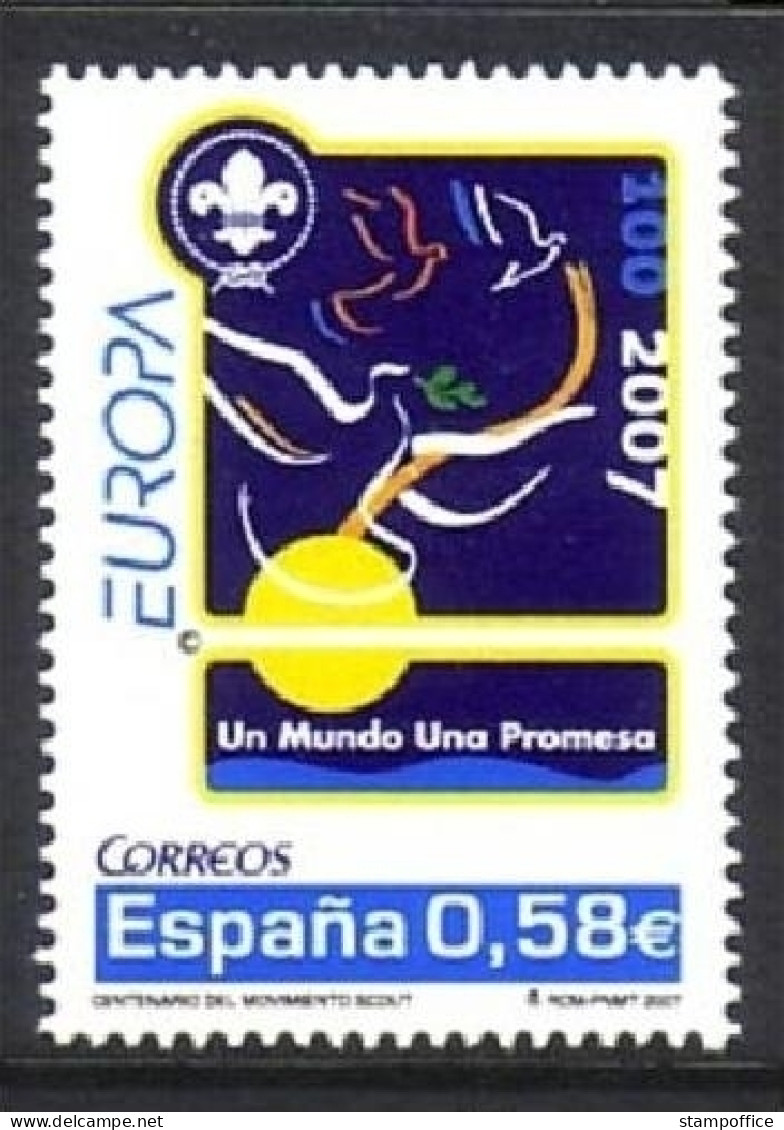 SPANIEN MI-NR. 4215 POSTFRISCH(MINT) EUROPA 2007 PFADFINDER - 2007