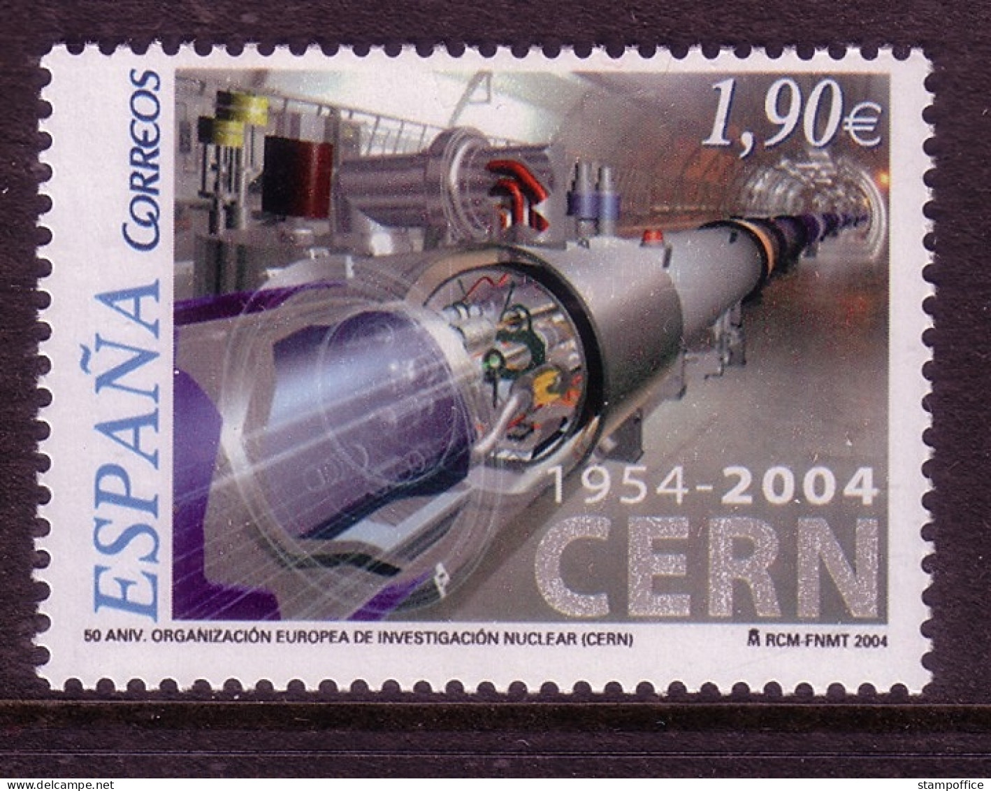 SPANIEN MI-NR. 3995 POSTFRISCH(MINT) MITLÄUFER 2004 50 JAHRE CERN - Idées Européennes