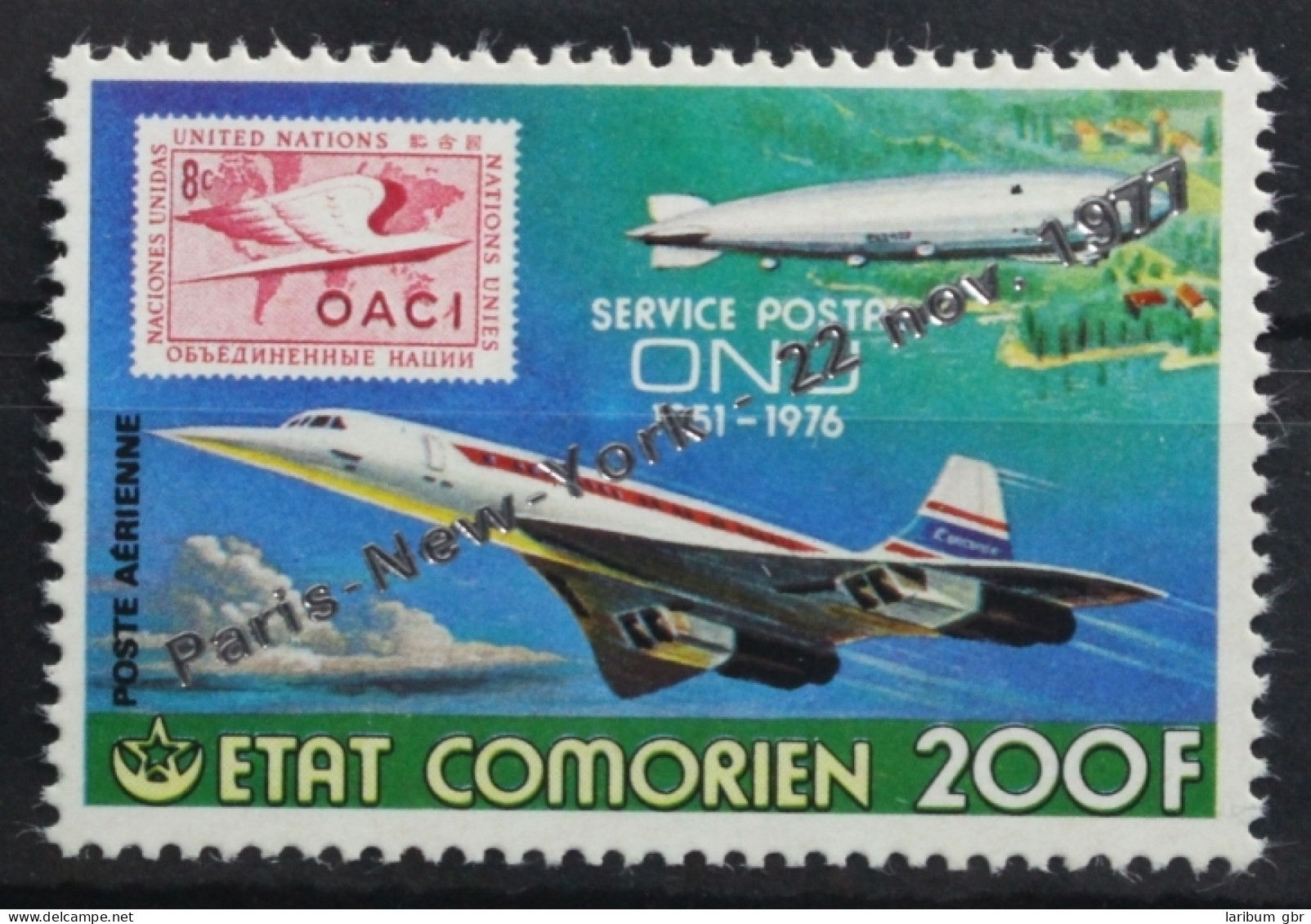 Komoren 376Ac Postfrisch Briefmarke Auf Briefmarke #SZ514 - U.P.U.