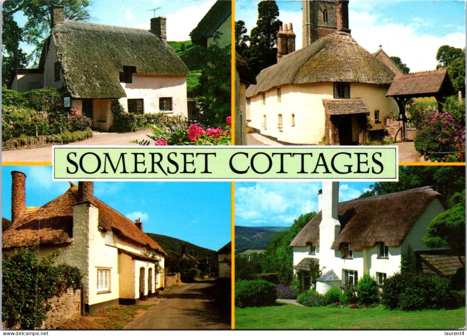 19-5-2024 (5 Z 35) UK -  (posted To Australia 1994) Somerset Cottages - Other & Unclassified