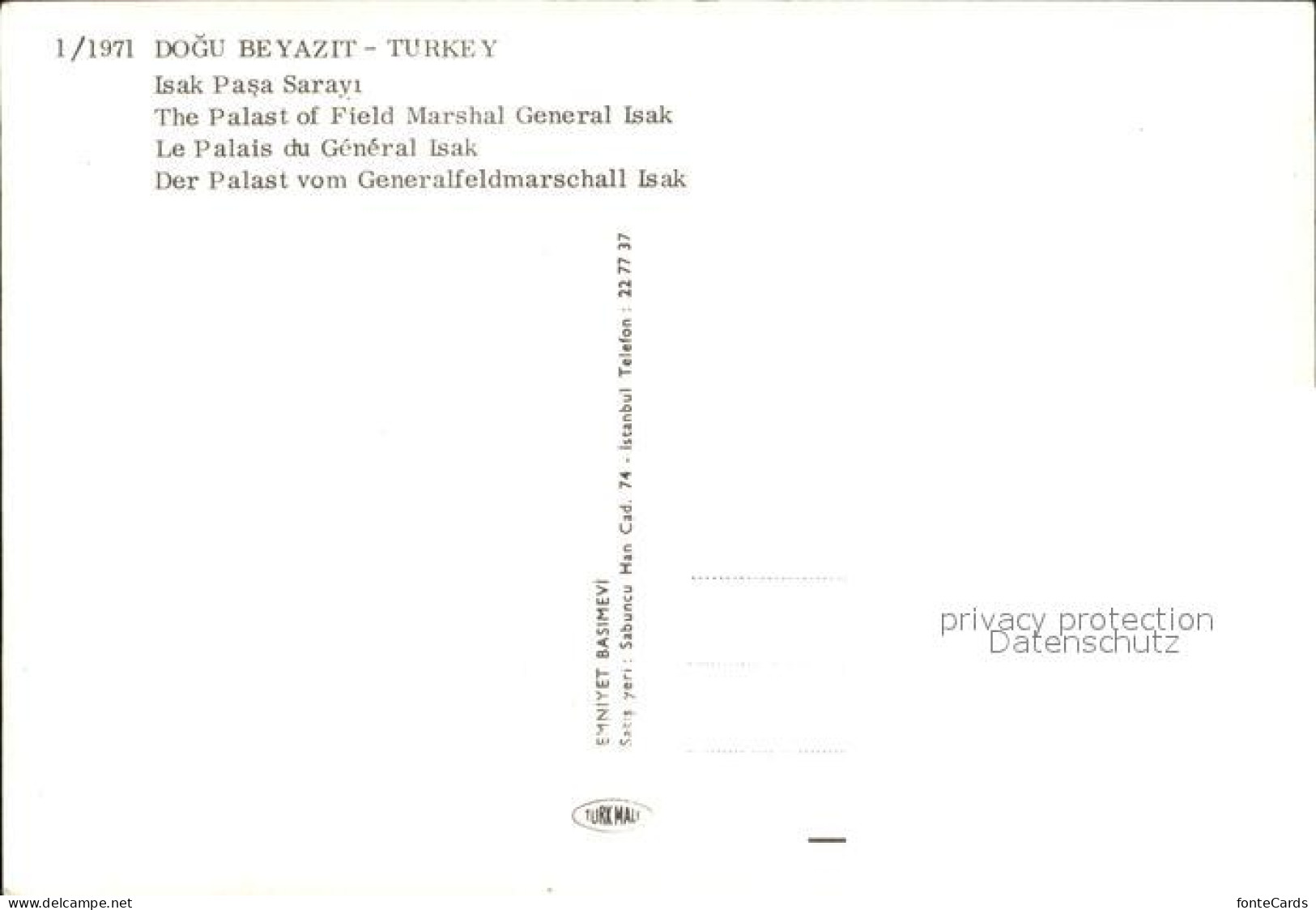 72513851 Dogubeyazit Isak Pasa Sarayi Dogubeyazit - Turquie