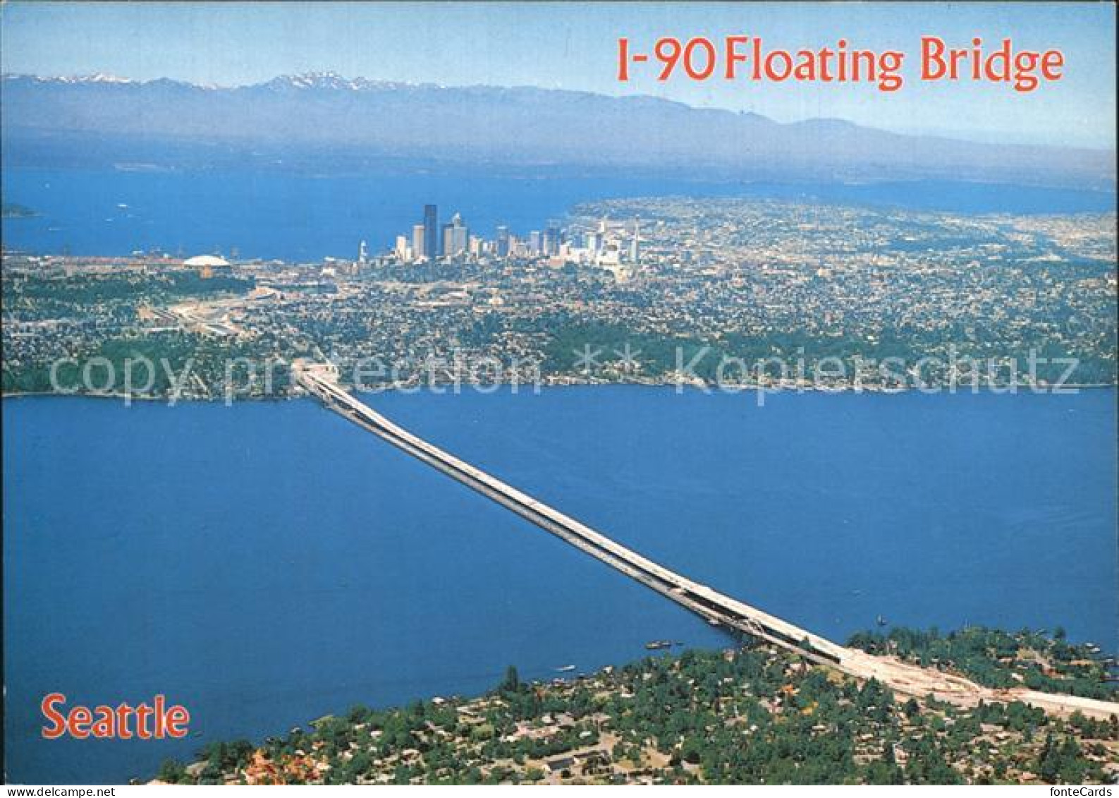 72512674 Seattle Lake Washington Floating Bridge  - Andere & Zonder Classificatie