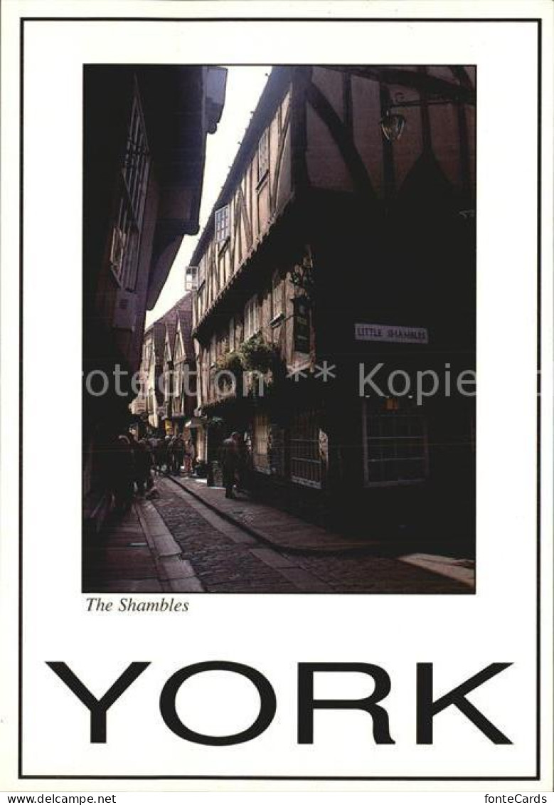 72507538 York UK The Shambles York - Andere & Zonder Classificatie