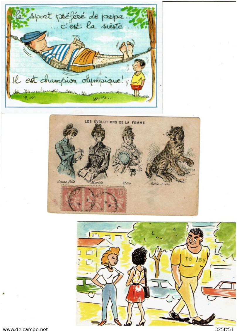 HUMOUR / Lot De 67 C.P.M. écrites - 5 - 99 Cartes