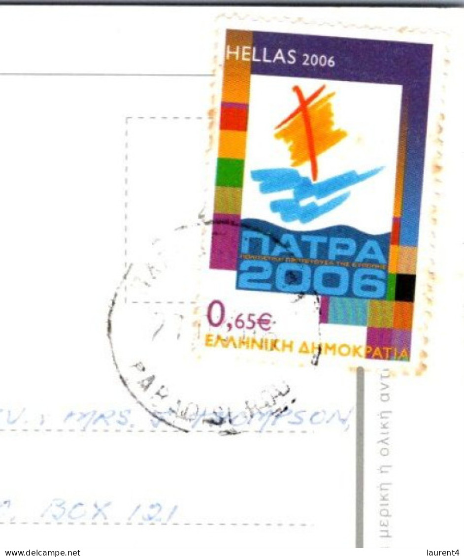 19-5-2024 (5 Z 35) Greece  (posted To Australia With NAPTA Stamp) Rhodes - Grèce