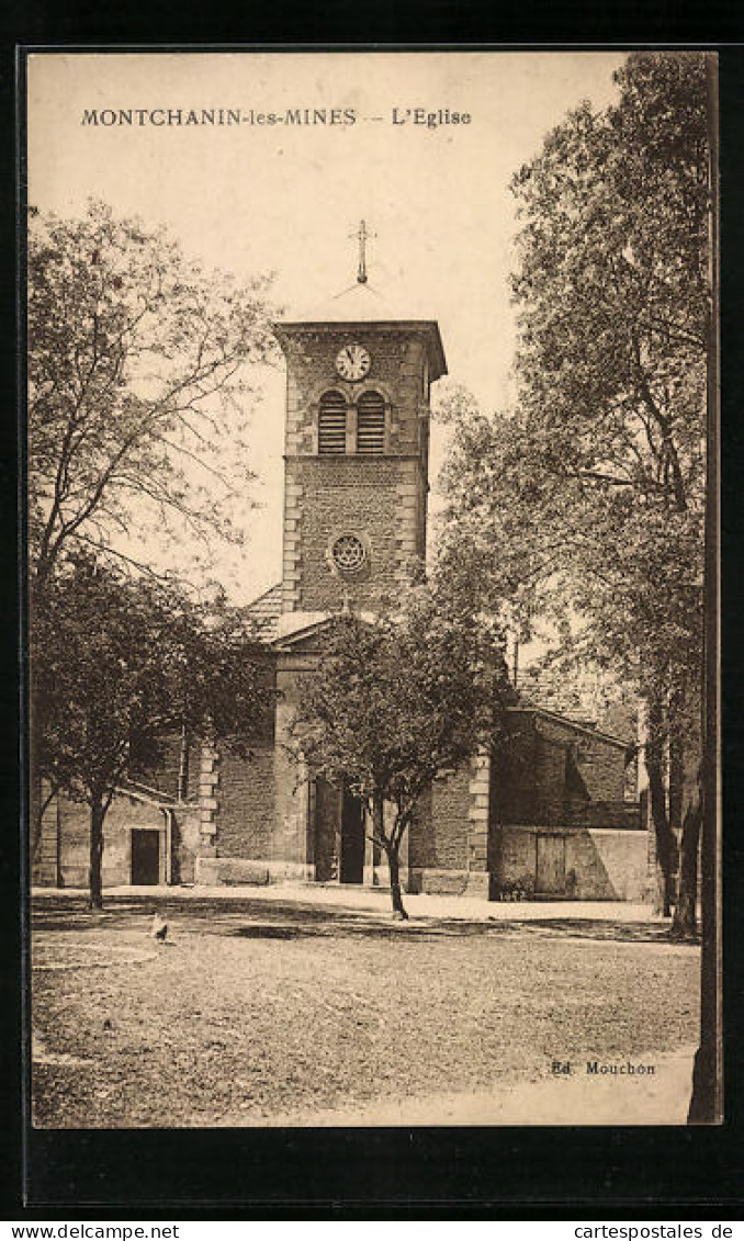 CPA Montchanin-les-Mines, L`Eglise  - Autres & Non Classés