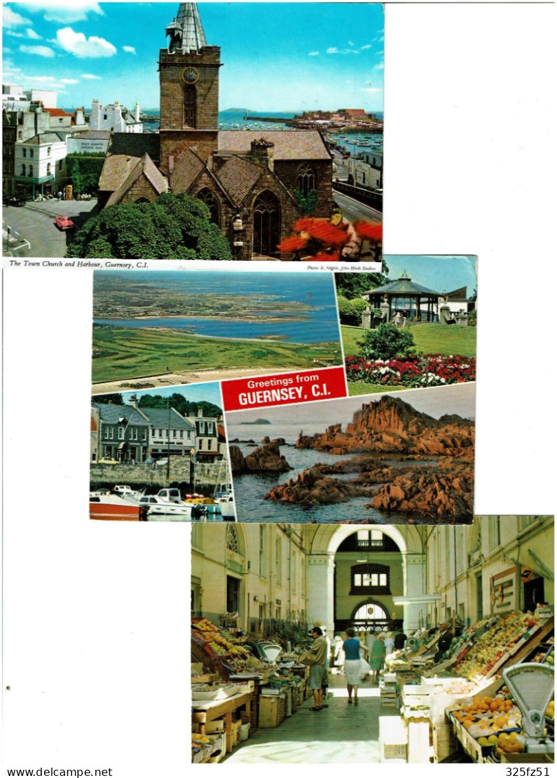 GUERNESEY / Lot De 47 C.P.M. écrites - 5 - 99 Postcards