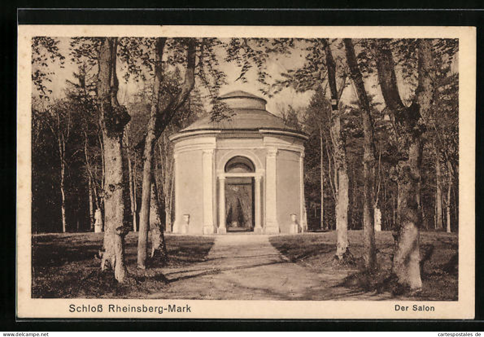 AK Rheinsberg /Mark, Schloss Rheinsberg - Der Salon  - Rheinsberg