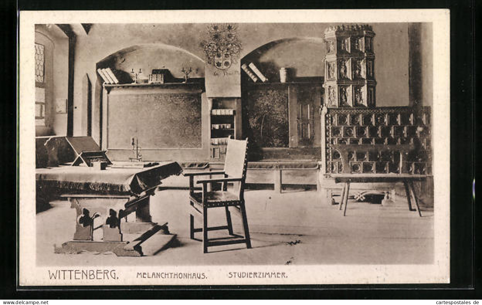 AK Wittenberg, Melanchtonhaus, Das Studierzimmer  - Wittenberg