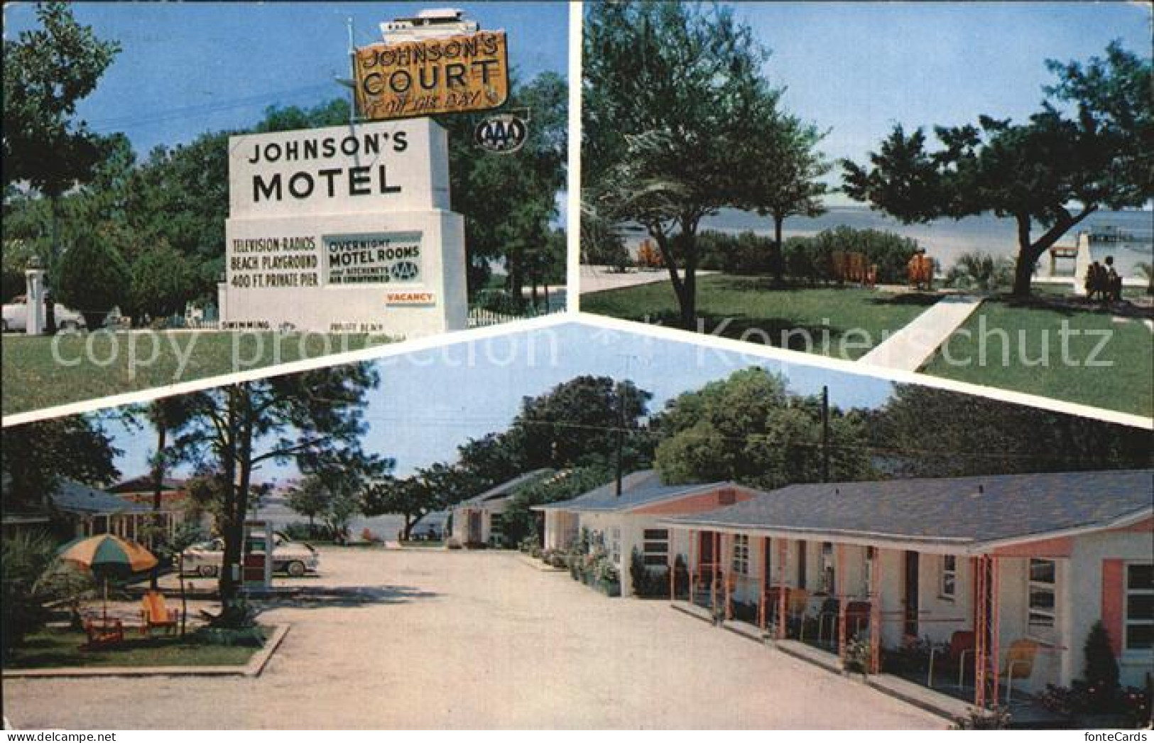 72490701 Panama_City_Florida Johnsons Motel Court St Andrew Bay - Sonstige & Ohne Zuordnung