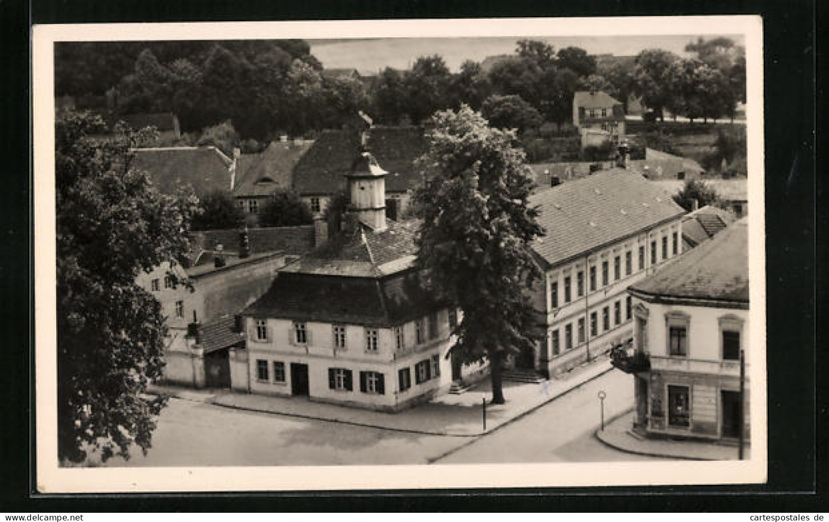 AK Biesenthal /Mark, Rathaus Und Markt  - Biesenthal