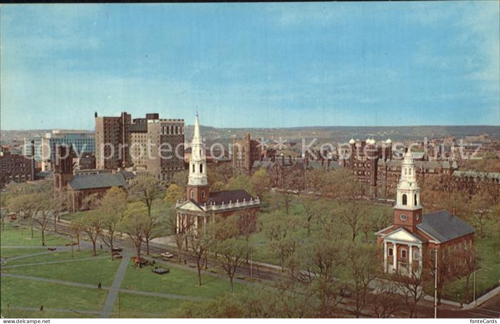 72486048 New_Haven_Connecticut The Three Churches On The Green - Sonstige & Ohne Zuordnung