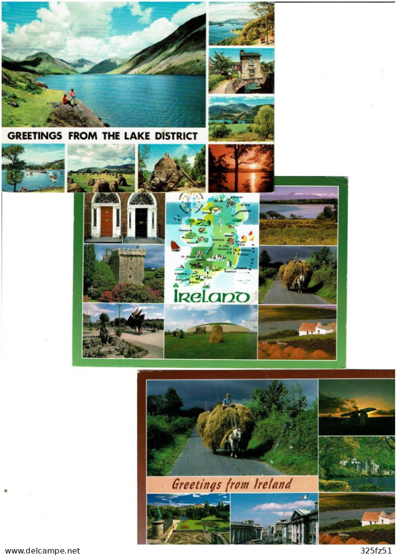 IRLANDE / Lot De 73 C.P.M. écrites - 5 - 99 Postcards