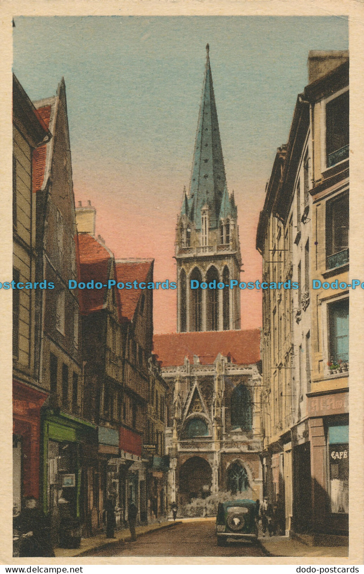 R008115 Caen. La Rue Montoire Poissonnerie Et L Eglise St Pierre. D Art. No 216 - World