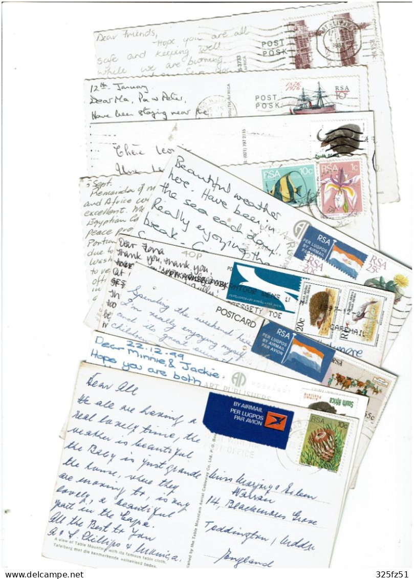 R.S.A. - S.W.A. / Lot De 90 C.P.M. Timbrées - 5 - 99 Postcards