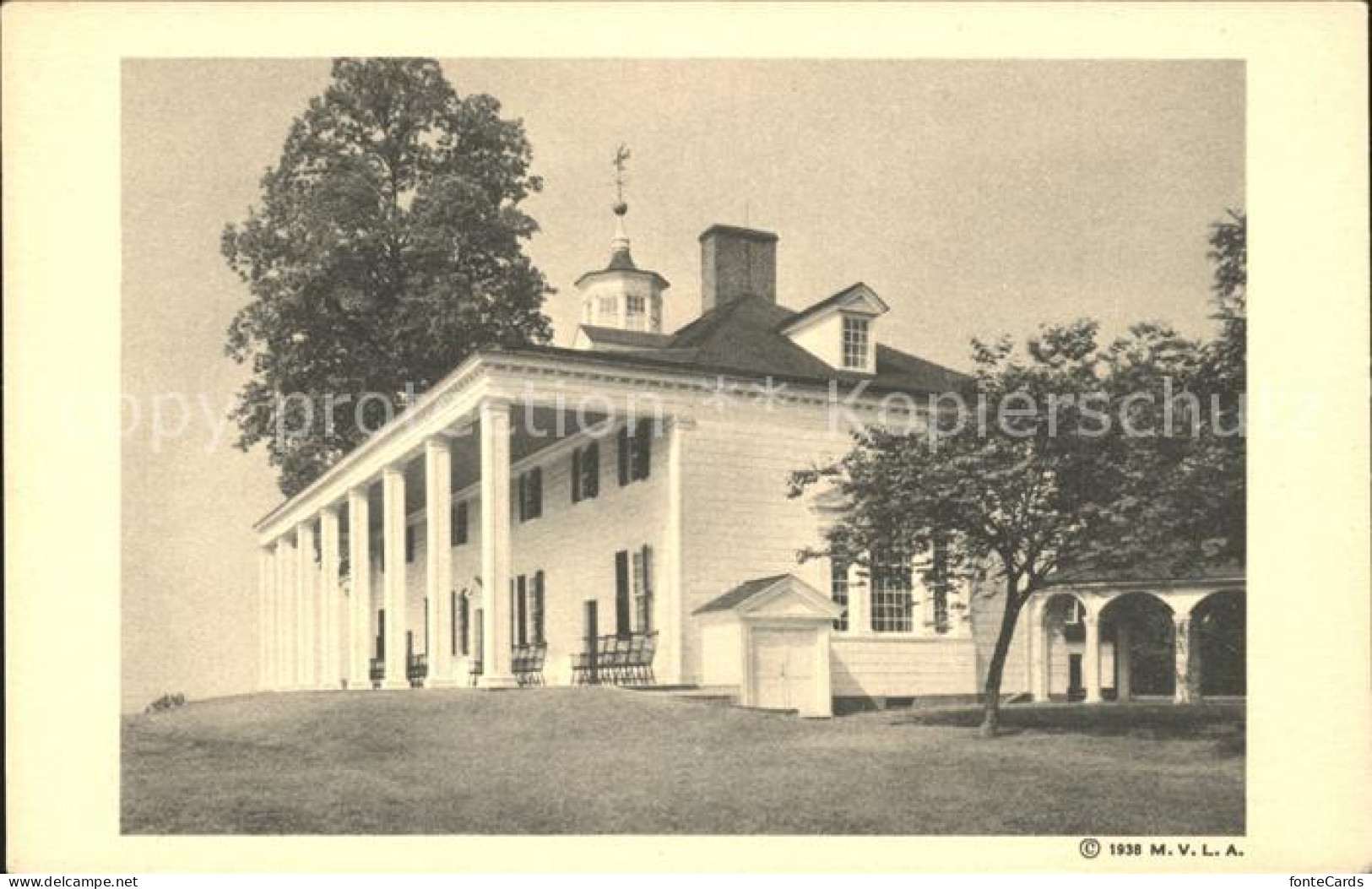 71967641 Mount_Vernon_Washington Mansion East Front - Other & Unclassified