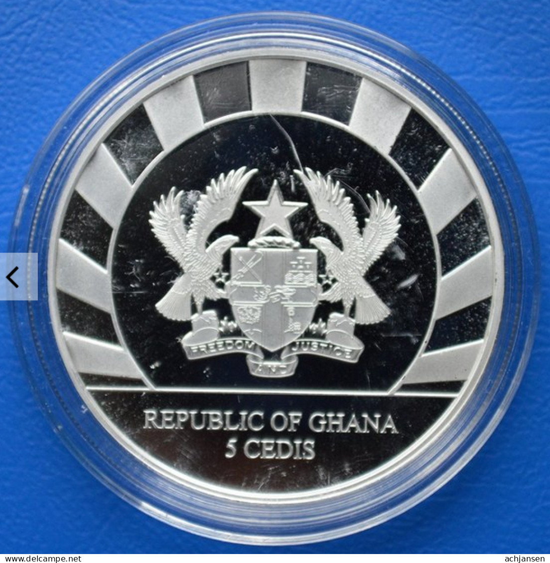 Ghana, Giants Of The Ice Age 2021 And 2022 - 1 Oz. Pure Silver Each - Ghana