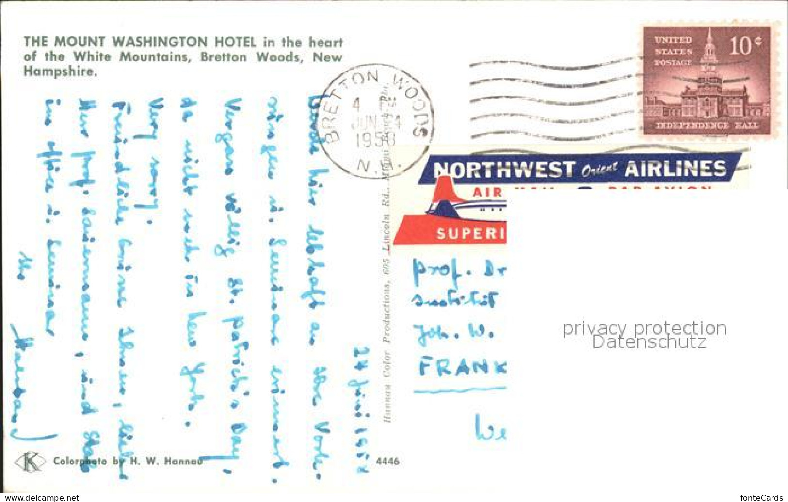 71967519 New_Hampshire_US-State Mount Washington Hotel  - Andere & Zonder Classificatie
