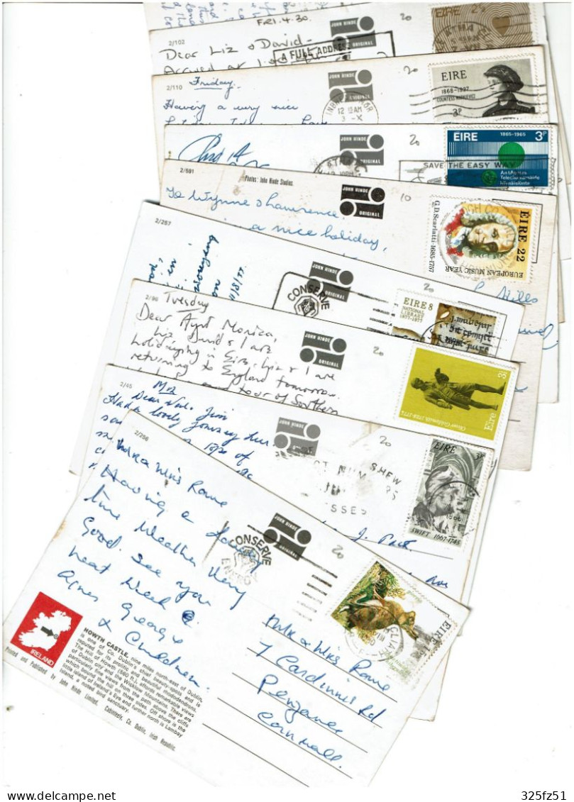 IRLANDE / Lot De 45 C.P.M. Timbrées - 5 - 99 Postkaarten