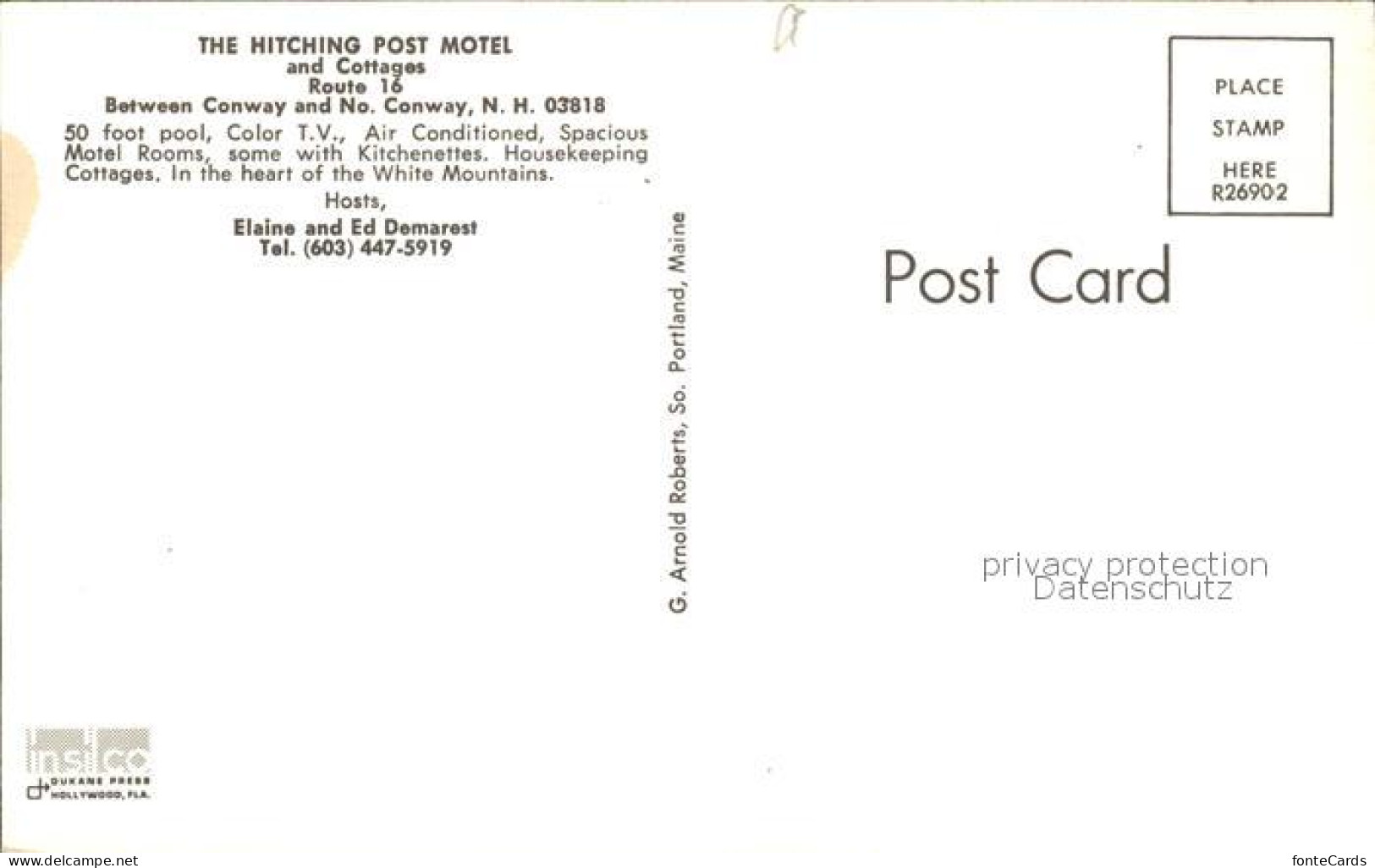 71967433 Conway_New_Hampshire Hitching Post Motel - Autres & Non Classés