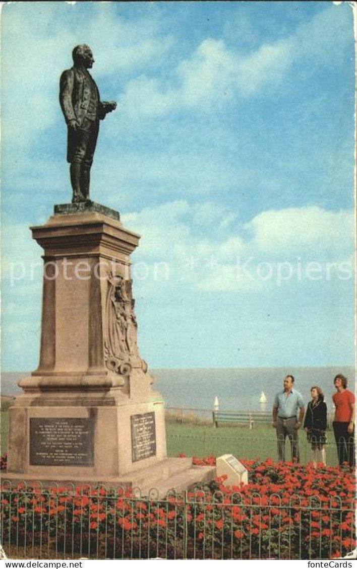 71966180 Whitby UK Captain Cooks Statue  - Other & Unclassified