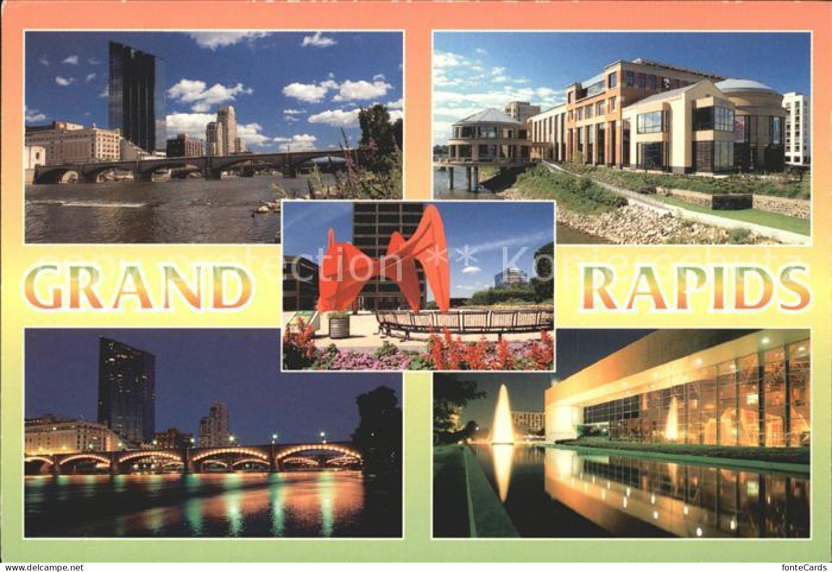 71965796 Grand_Rapids_Michigan Grand River Ans Skyline Van Andel Museum Center C - Autres & Non Classés