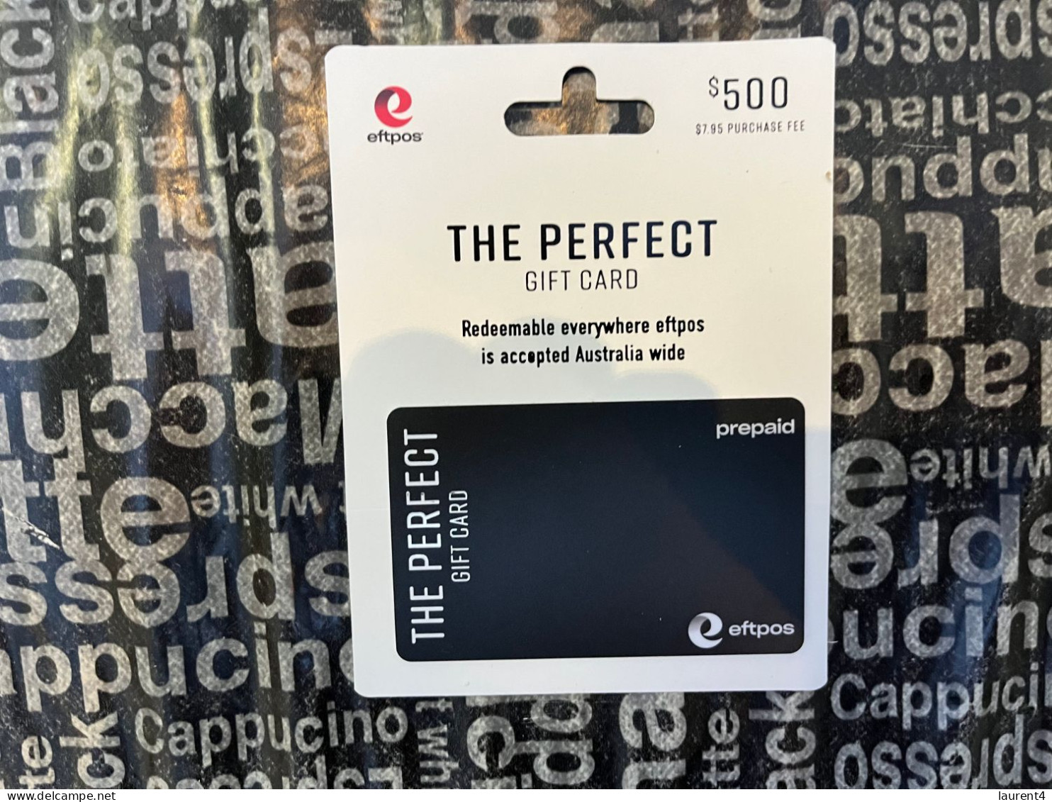 19-5-2024 (Gift Card) Collector Card - Australia - The Perfect Gift Card - $ 500 - No Value On Card) - Gift Cards