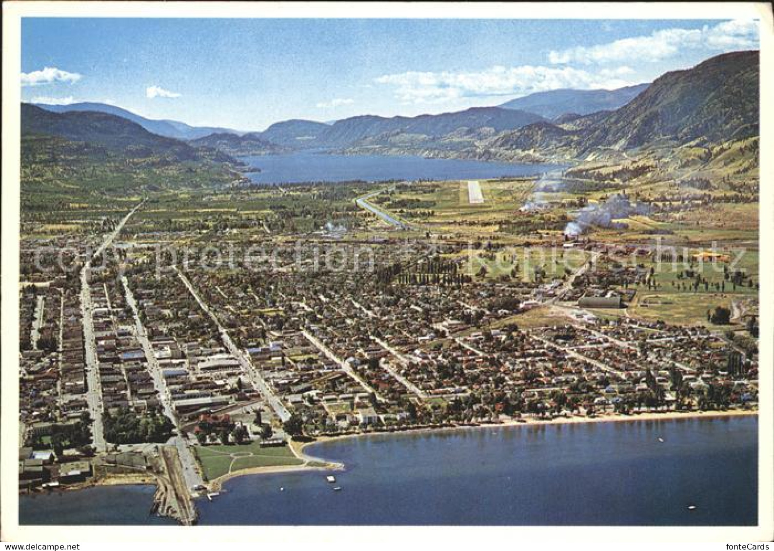 71965766 Penticton Okanagan Lake Skaha Lake Fliegeraufnahme Penticton - Non Classés