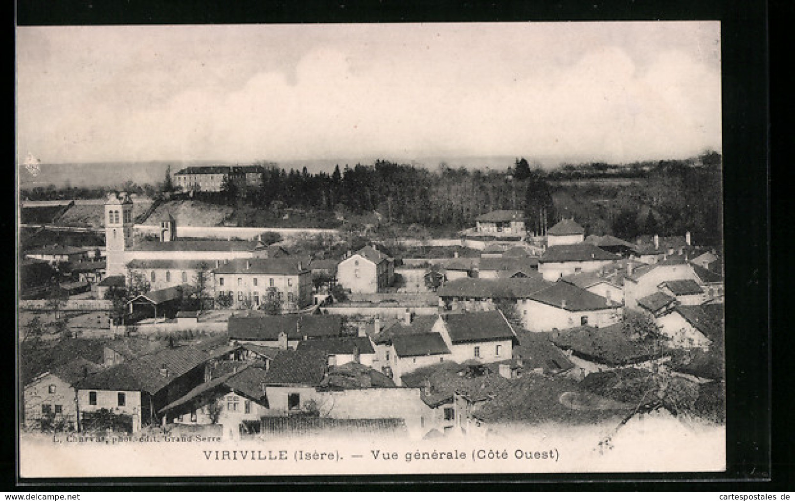 CPA Viriville, Vue Générale (Coté Ouest)  - Viriville