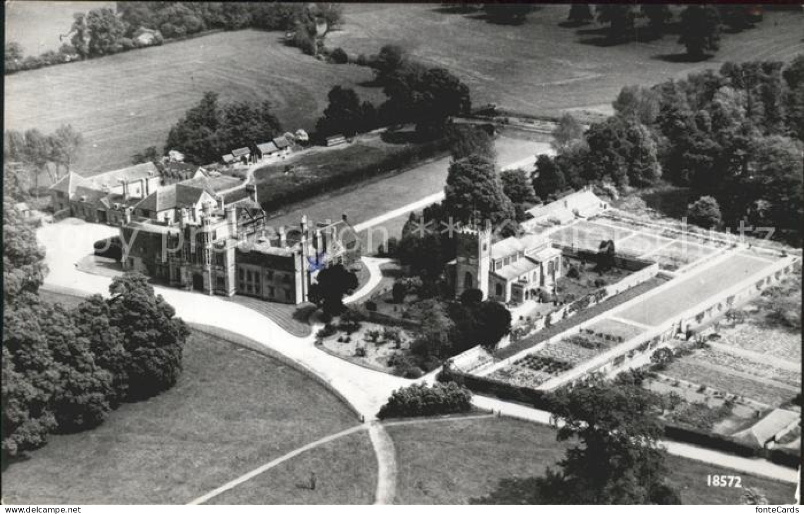 71964836 Warwick Castle Fliegeraufnahme Coughton Court Grossbritannien - Autres & Non Classés