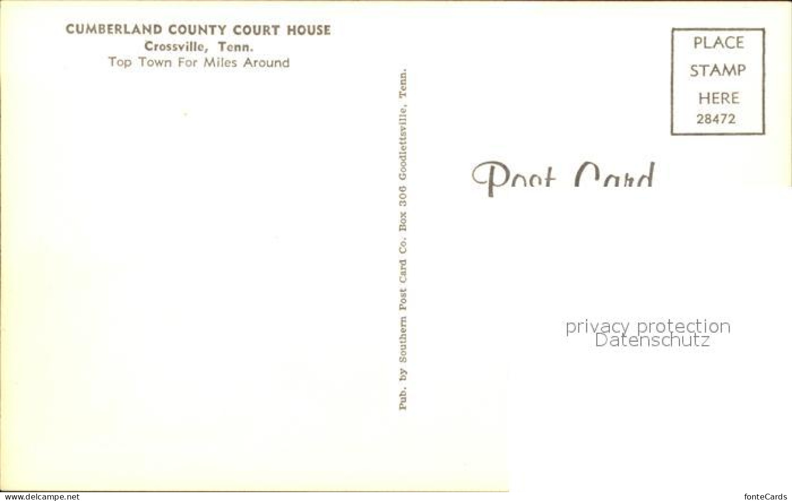 71964775 Crossville_Tennessee Cumberland Country Court House - Other & Unclassified