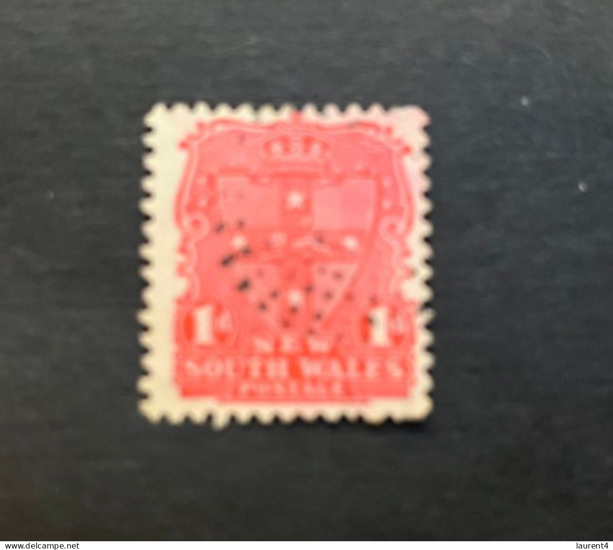 (stamps 179-5-2024) Very Old Australia Stamp - As Seen On SCANS - 1 D NSW Value - Used Stamps