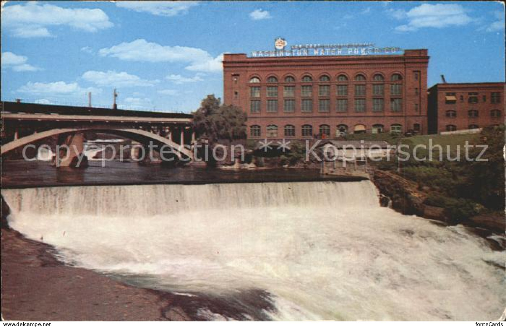 71964742 Spokane_Washington Lower Falls Of Spokane River - Autres & Non Classés