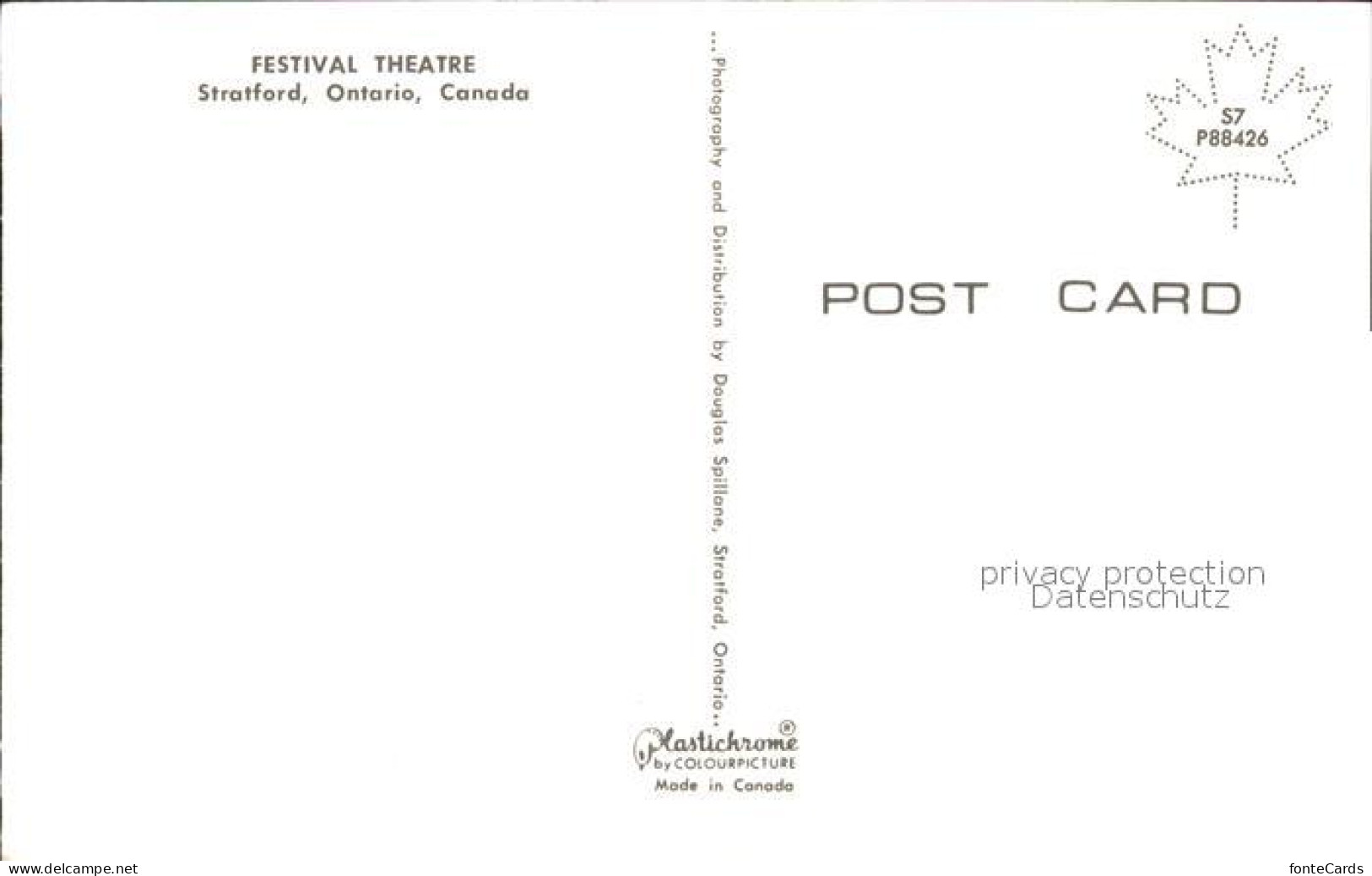 71964721 Stratford Ontario Festival Theatre Stratford Ontario - Unclassified