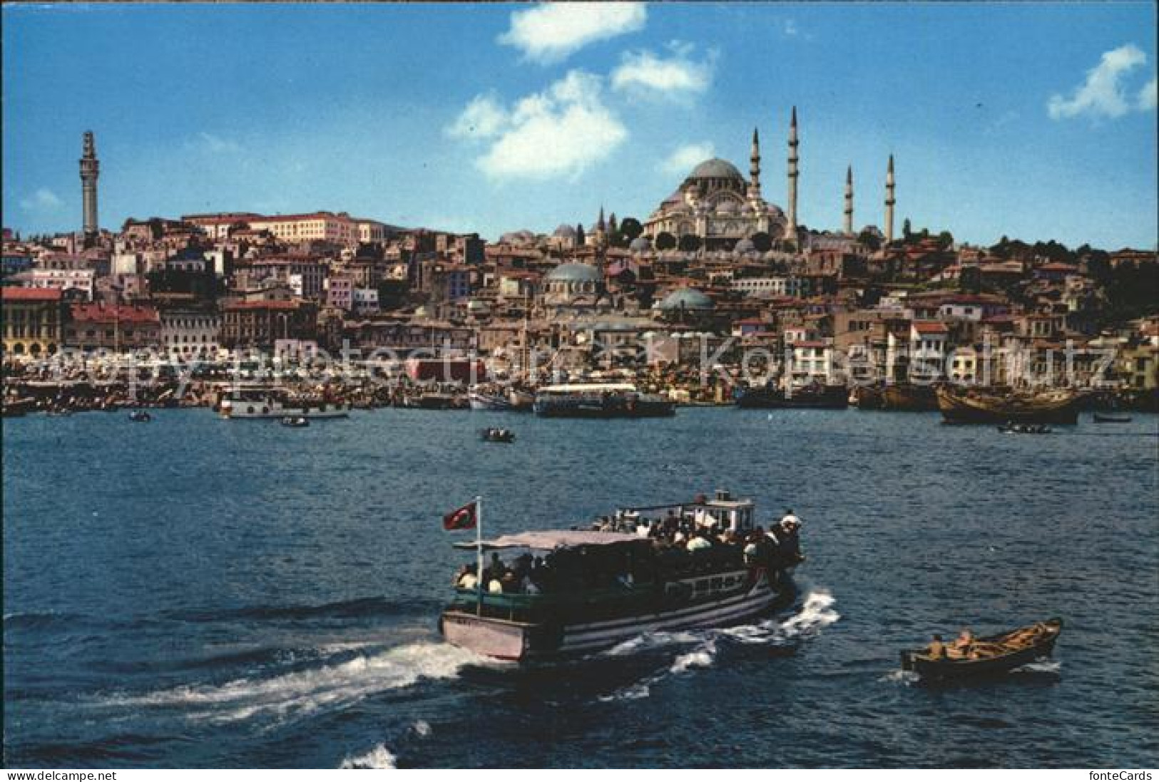 71962055 Istanbul Constantinopel Golden Horn An Mosque Of Soliman  - Turkey