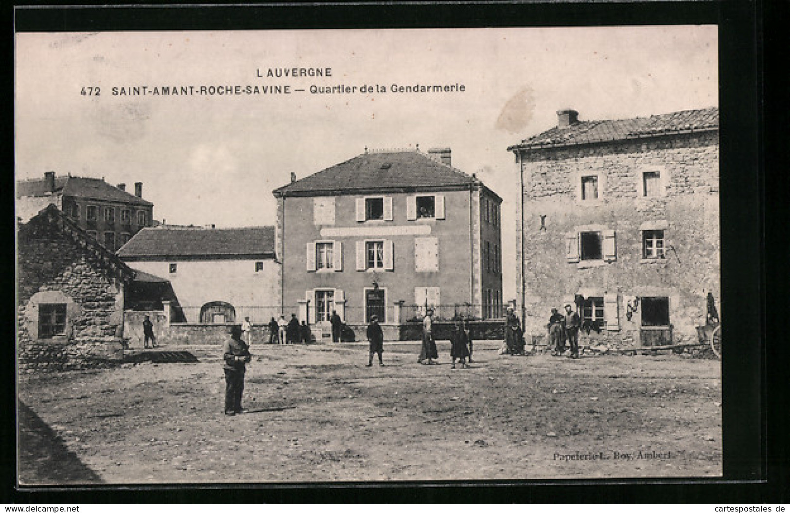 CPA Saint-Amant-Roche-Savine, Quartier De La Gendarmerie  - Autres & Non Classés