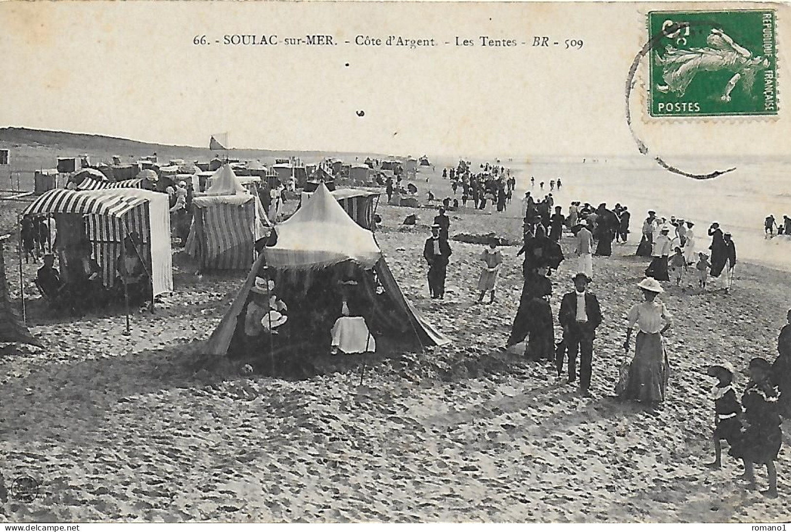 33)  SOULAC  Sur  MER  - Les Tentes - Soulac-sur-Mer