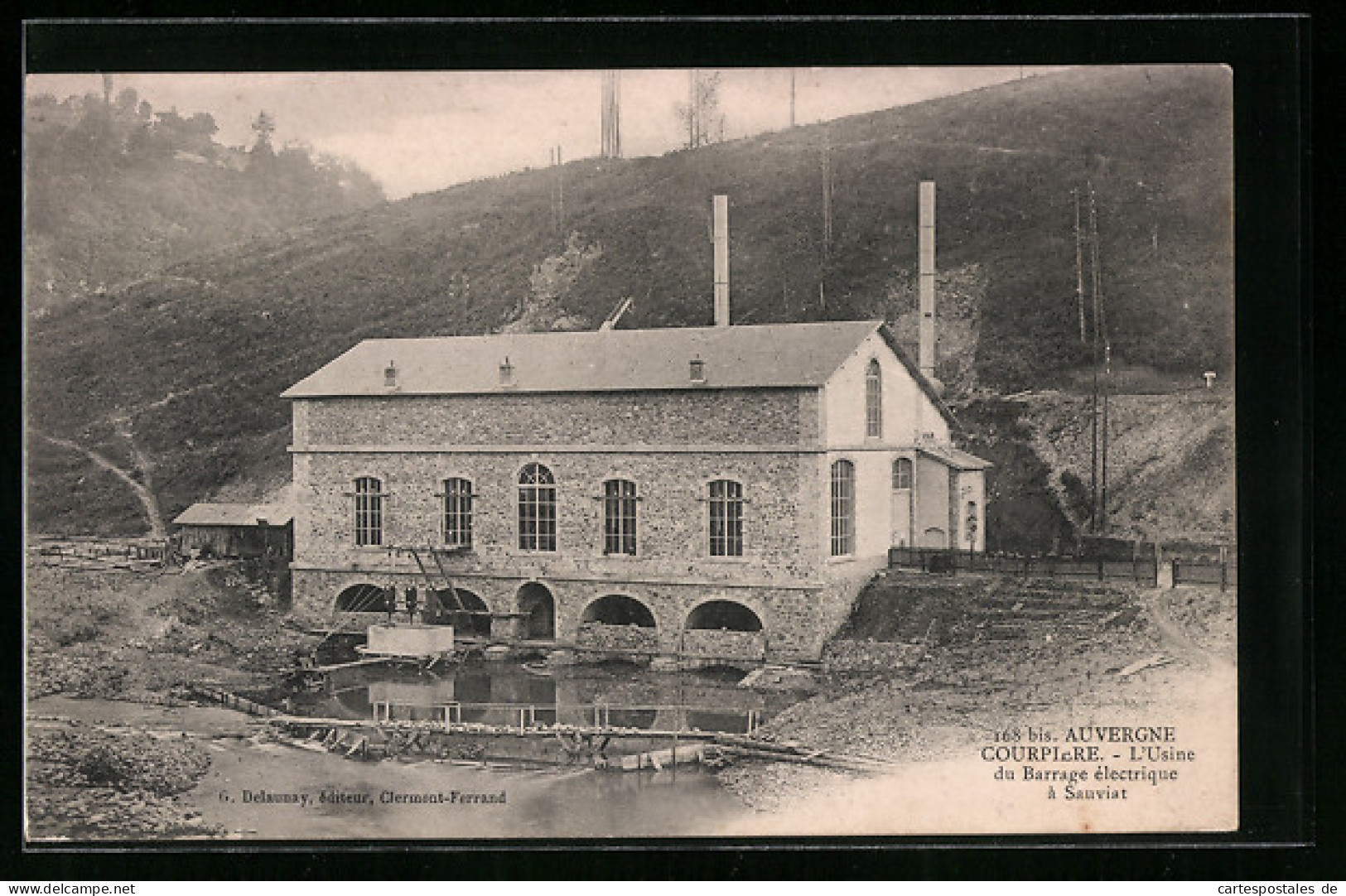 CPA Sauviat, L`Usine Du Barrage électrique  - Sonstige & Ohne Zuordnung