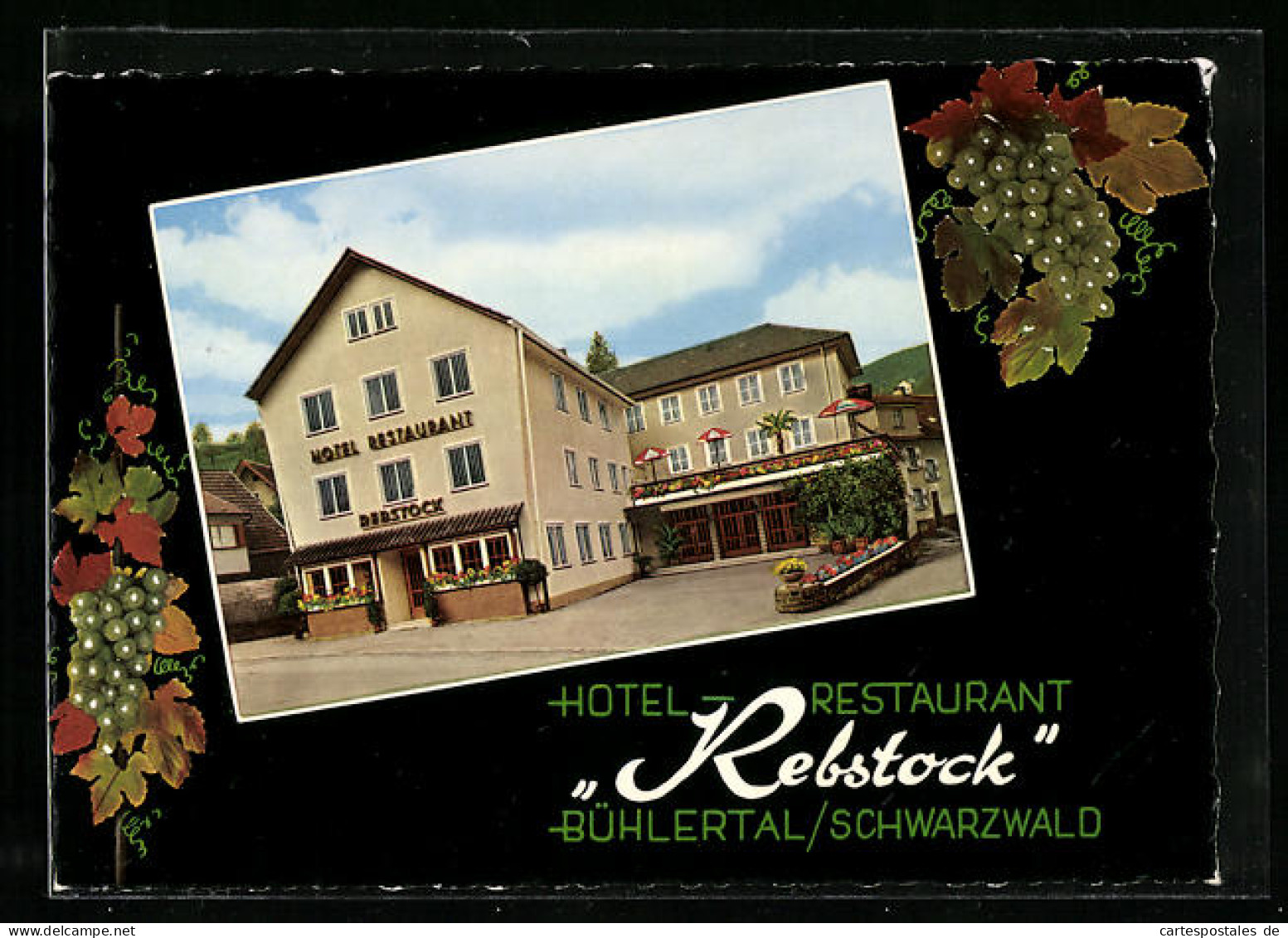 AK Bühlertal / Schwarzwald, Hotel-Restaurant Rebstock  - Bühlertal
