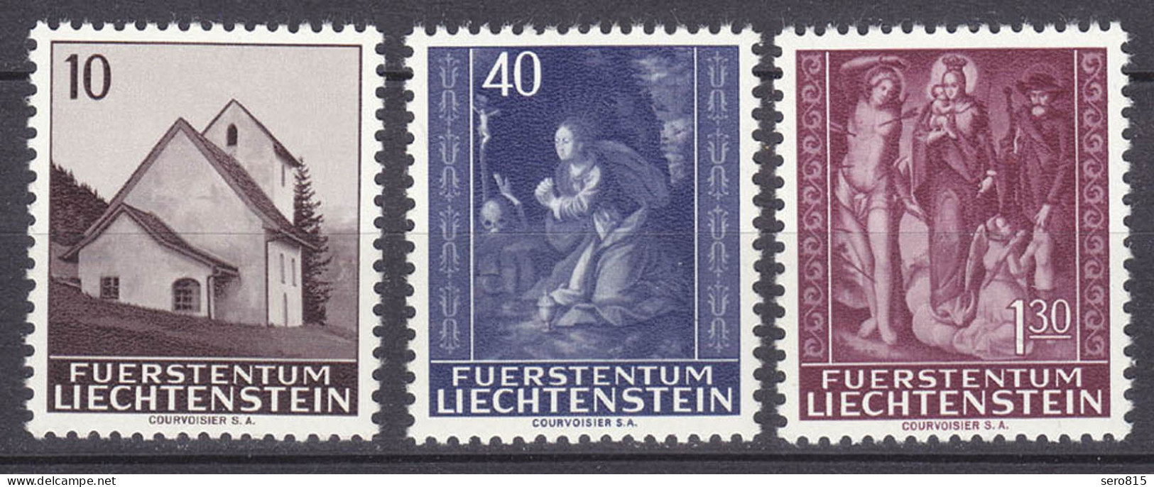 Liechtenstein - Mi. 445-447 Postfrisch 1964 Weihnachten (11332 - Autres & Non Classés