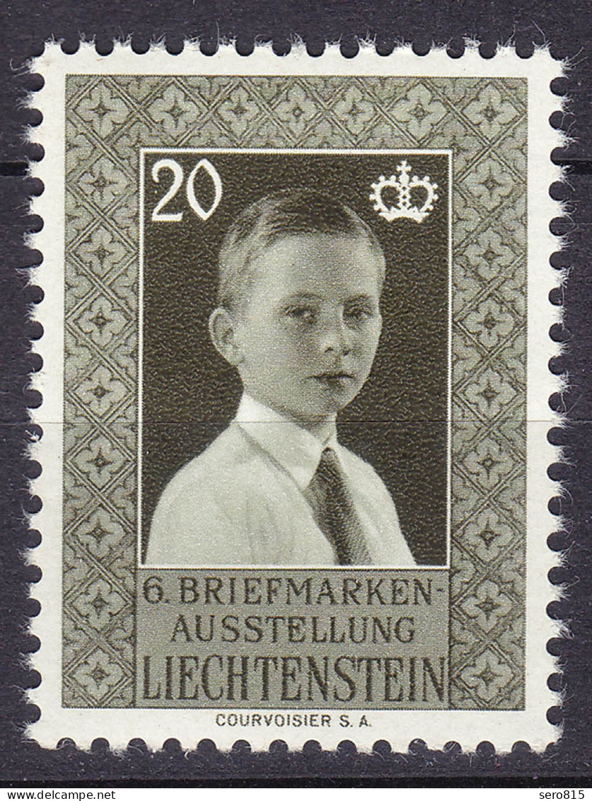 Liechtenstein  Mi. 352 Postfrisch Briefmarkenausstellung 1956  (11304 - Other & Unclassified