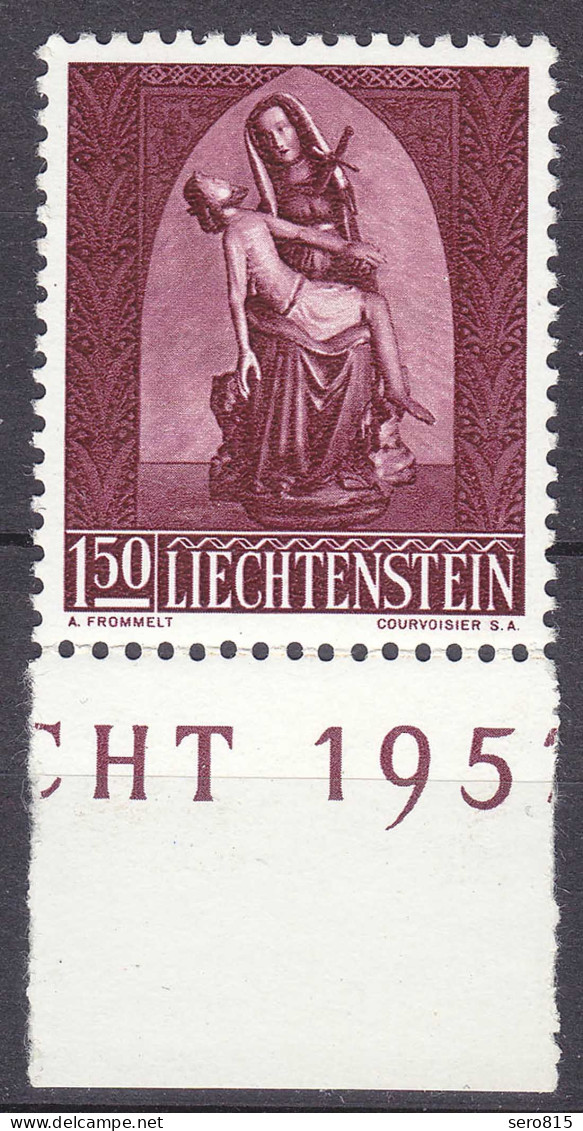 Liechtenstein  Mi. 364 Postfrisch Weihnachten Höchswert  1957  (11307 - Autres & Non Classés
