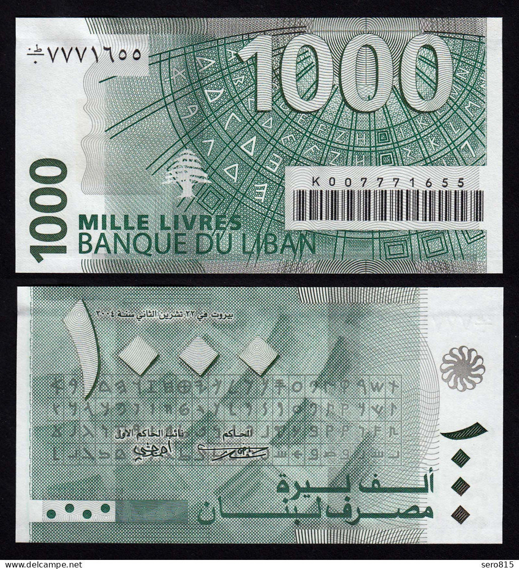 LIBANON - LEBANON 1000 Livres 2004 UNC Pick 84a (16390 - Autres - Asie